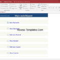 Student Database Design Example Templates For Microsoft Access 2013 Throughout Inventory Management Template Access 2007