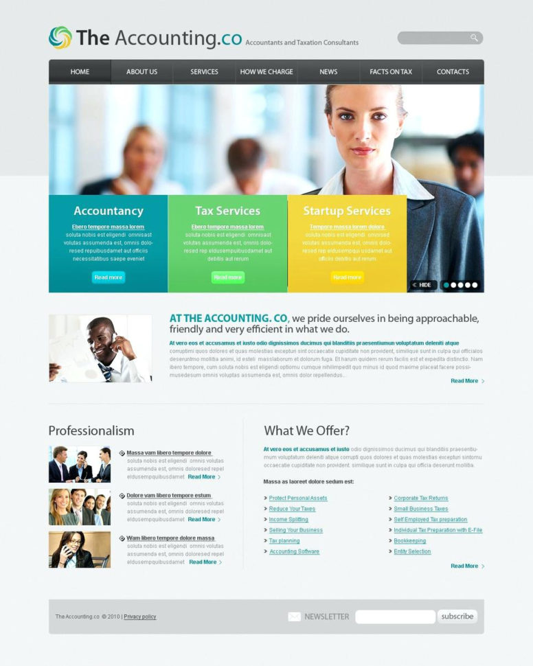 Accounting Website Templates Free Download — db-excel.com