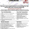 Tax Forms | Hughey's Debits & Credits With Month End Accounting Checklist Template