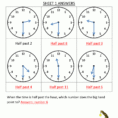 Telling Time Worksheets   O'clock And Half Past To Time Clock Cheat Sheet