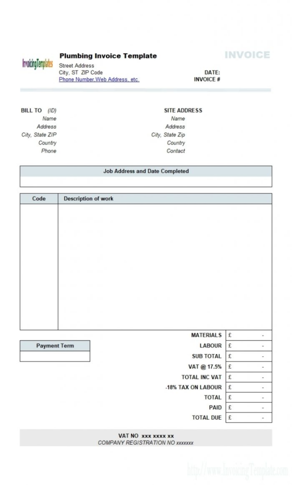 Template Contractor Invoice Templates Free Electrical Work Order Job Intended For Job Invoice Template