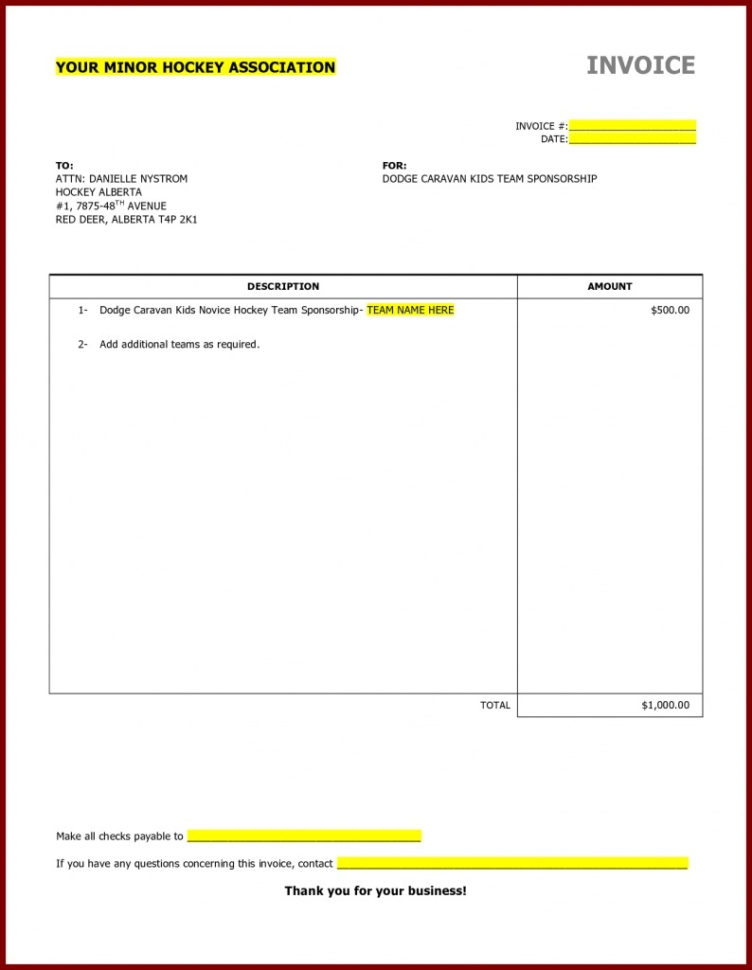 Template Invoice Template In Word Format | Printable Invoice Invoice And Invoice Template Word Doc