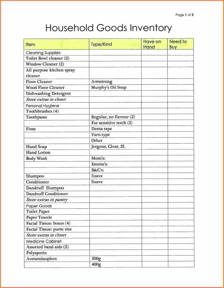Template: Office Supplies Inventory Template To Medical Supply And Office Inventory Spreadsheet