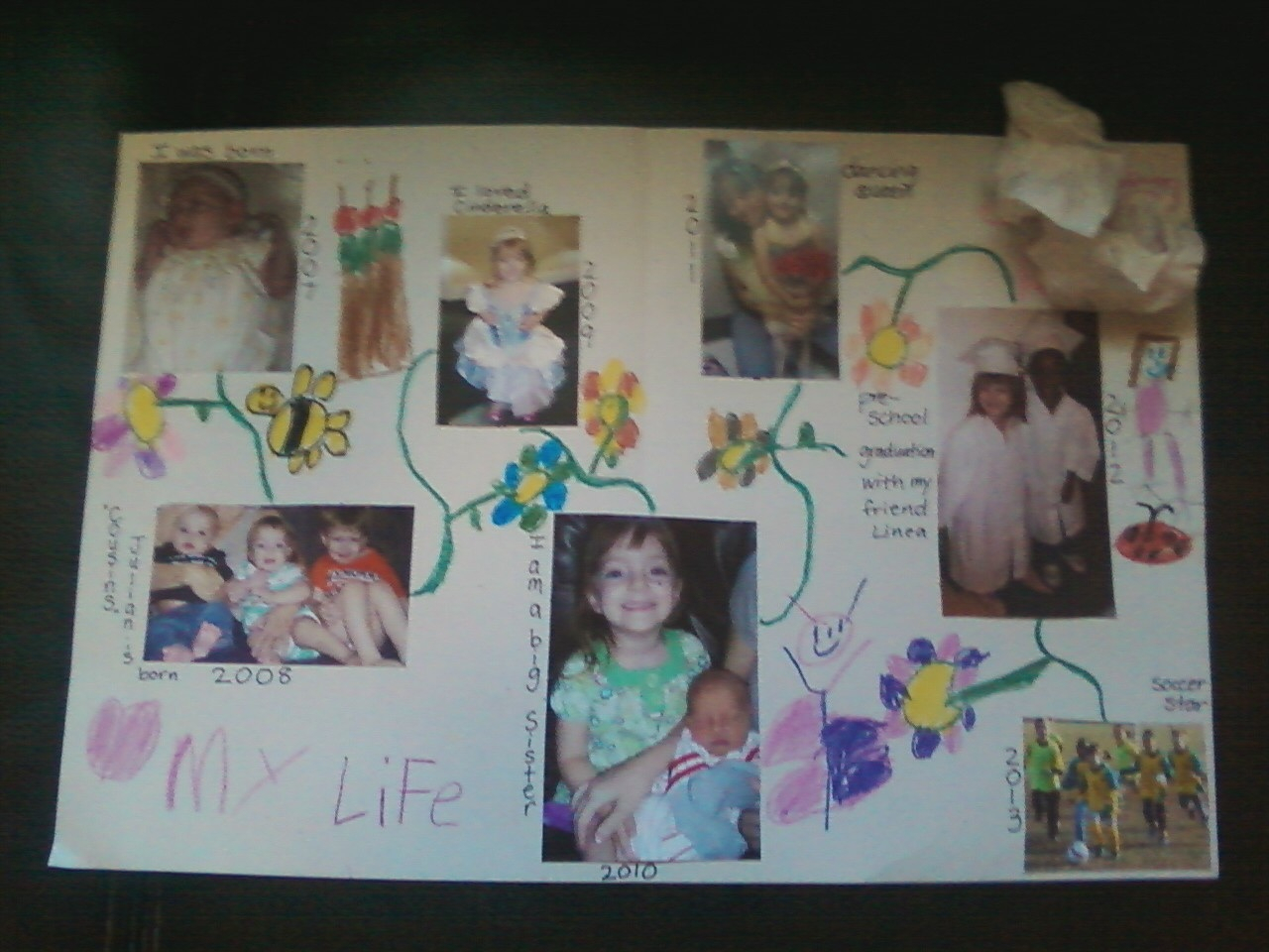 The Life Timeline Of An Almost 6 Year Old | In School Project Timeline Templates