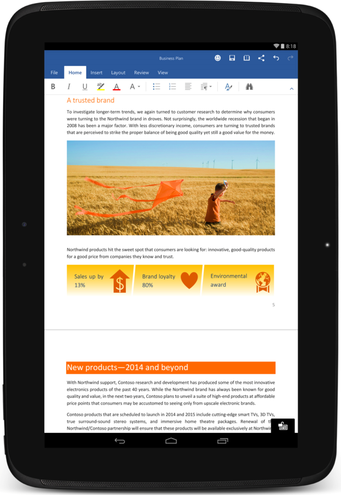 The Office You Love Is Now On Your Android Tablet   Microsoft 365 Blog And Best Tablet For Excel Spreadsheets