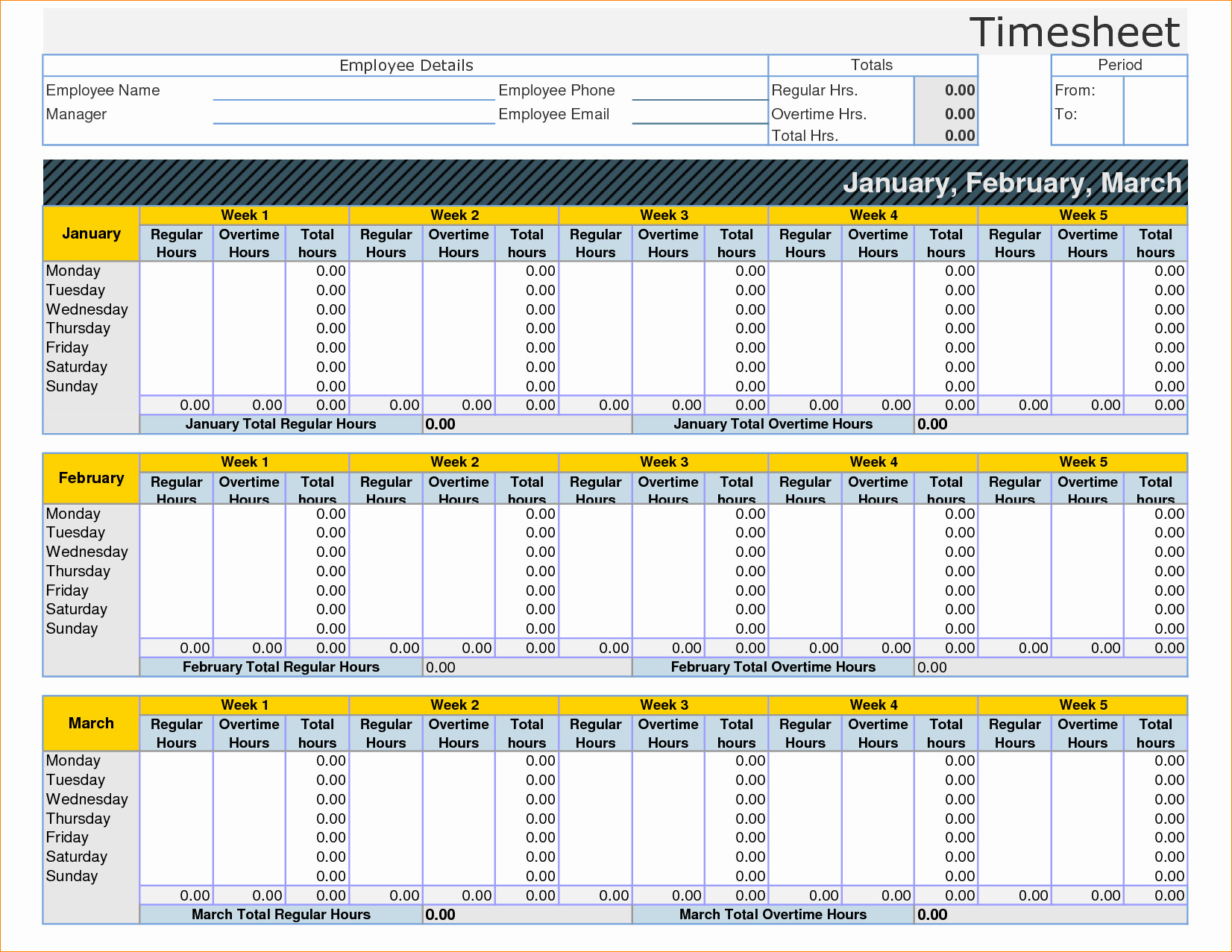 Time Keeping Spreadsheet | My Spreadsheet Templates for Time Tracking Excel Template