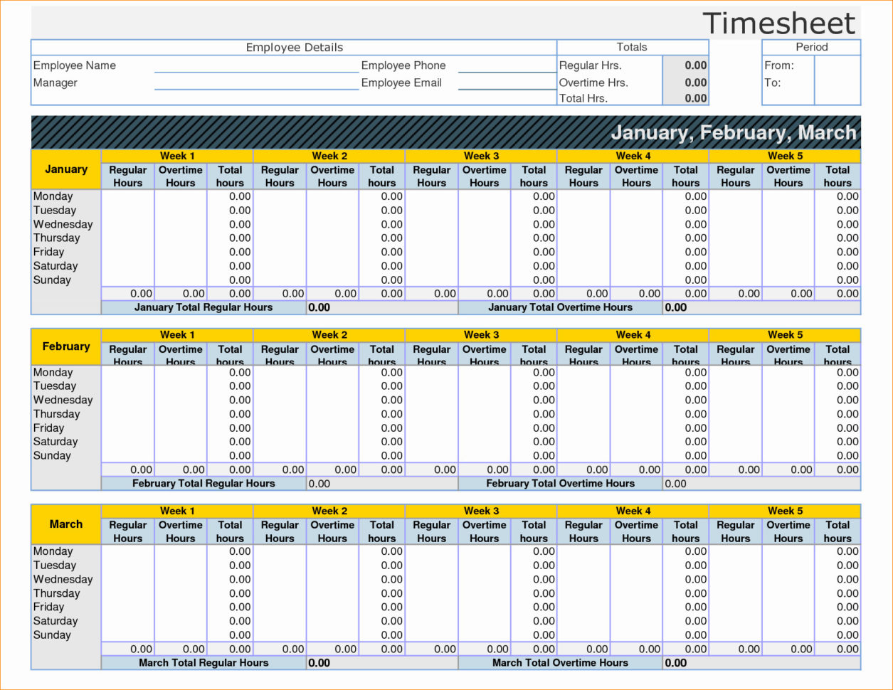 Time Keeping Spreadsheet | My Spreadsheet Templates Within Project Time Tracking Template
