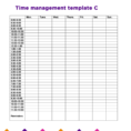 Time Management How To Manage Time | Time Management Tips For Time In Time Management Charts Templates
