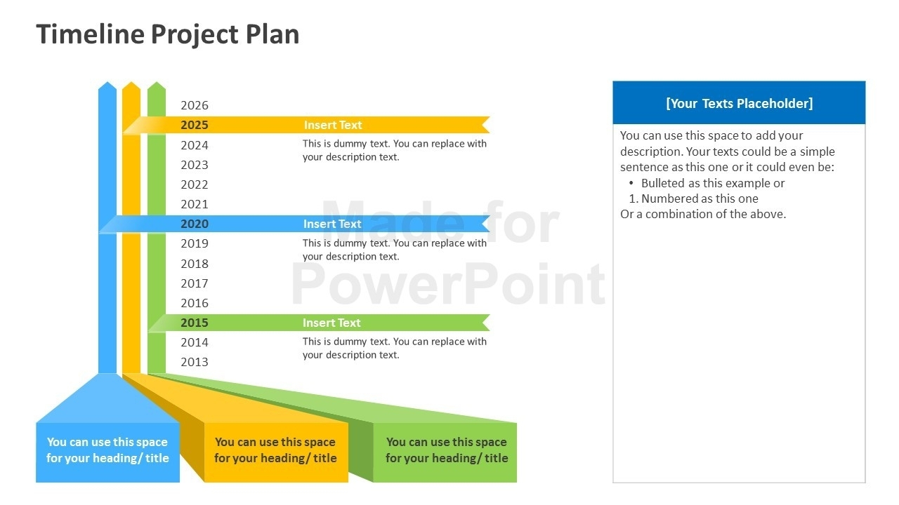 Timeline Project Plan Powerpoint Template With Project Planning Throughout Project Plan Timeline Template Ppt