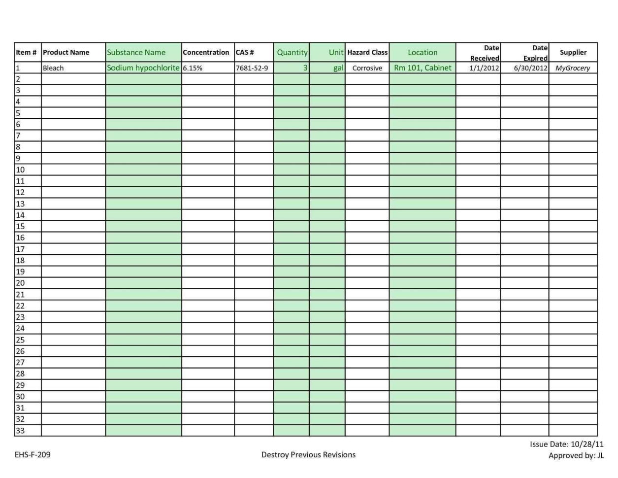Tool Inventory Control And Tool Inventory Spreadsheet Template And Tool Inventory Spreadsheet