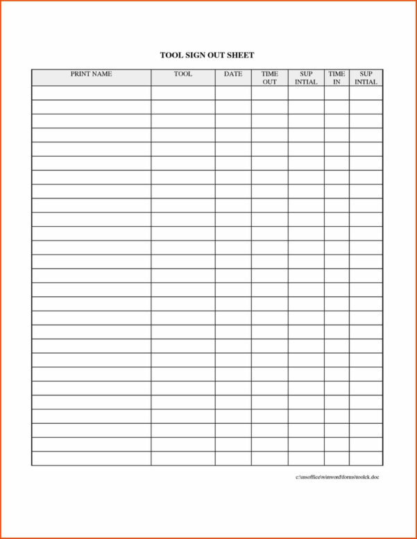 Tools Inventory Sheet Sample Shop Tool Inventory Spreadsheet with Tool ...