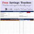 Track My Spending Spreadsheet Free Savings Tracker Free Download To Track My Spending Spreadsheet