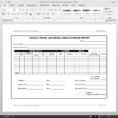 Travel Miscellaneous Expense Report Template In Company Expense Report