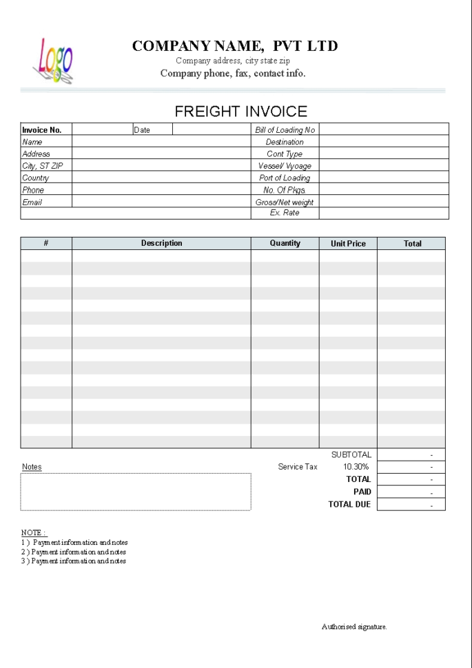 Truck Invoice Sample Baskan.idai.co Invoice Template For Trucking In Trucking Invoice Template
