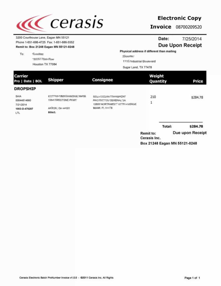 Trucking Invoice Sample Invoice Template For Trucking Company New Within Trucking Invoice Template