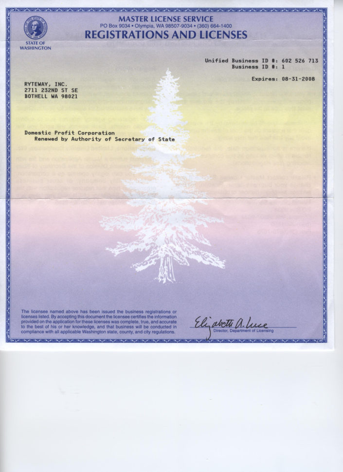 Untitled 1 Inside Olympia Business License