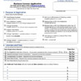 Washington Business License Application Docshare.tips Intended For to Olympia Business License