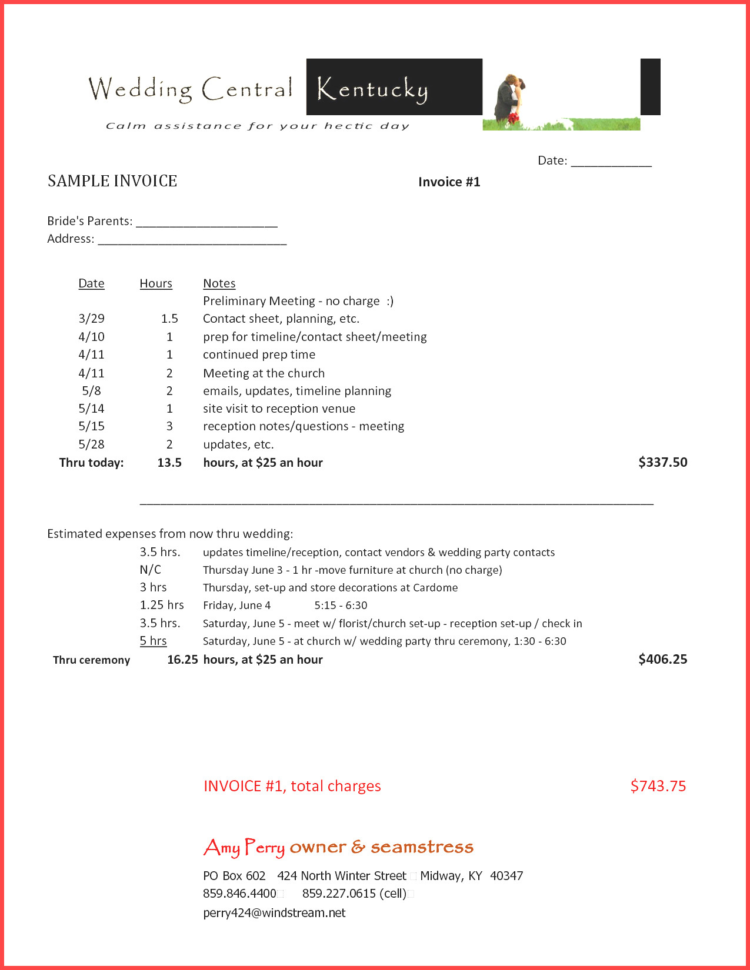 Wedding Photography Invoice Template 2   Colorium Laboratorium Inside Photography Invoice Template