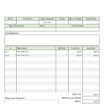 Work Order Template   Free Invoice Templates For Excel / Pdf Intended For Job Invoice Template
