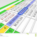3D Spreadsheet pertaining to 3D Spreadsheet Stock Illustration. Illustration Of Spreadsheet