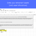 401K Projection Spreadsheet In Retirement Planning Worksheets Spreadsheet Template Free Worksheet