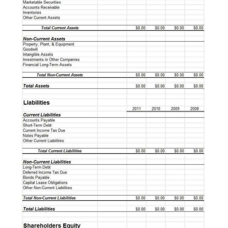 Account Balance Spreadsheet Template — db-excel.com