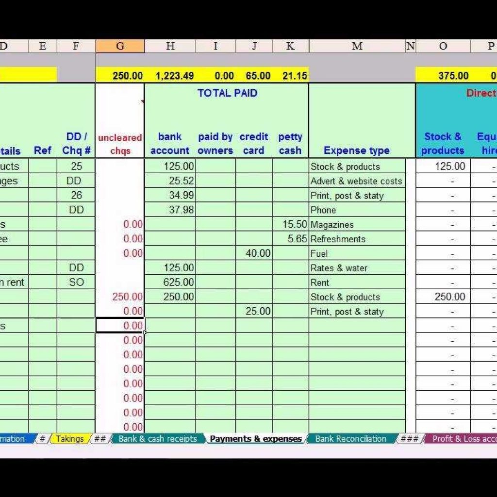 Accounting Spreadsheets For Small Business Free Intended For Simple Accounting Spreadsheet For Small Business  Spreadsheets