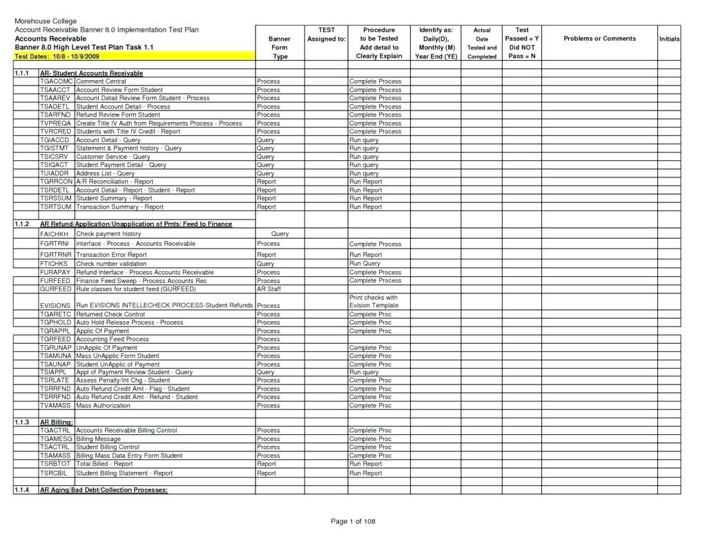 Accounts Payable Spreadsheet Template Free for Accounts Receivable
