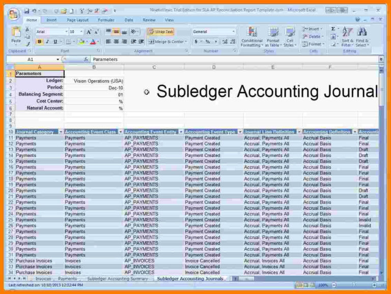 Accounts Receivable Spreadsheet Template — db-excel.com