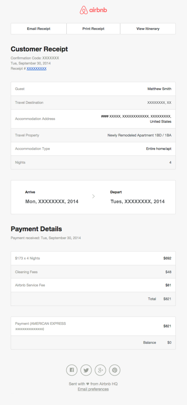 Airbnb Spreadsheet Template Db excel