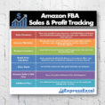 Amazon Profit Excel Spreadsheet Regarding Amazon Fba Seller Sales  Profit Break Even Calculator  Etsy