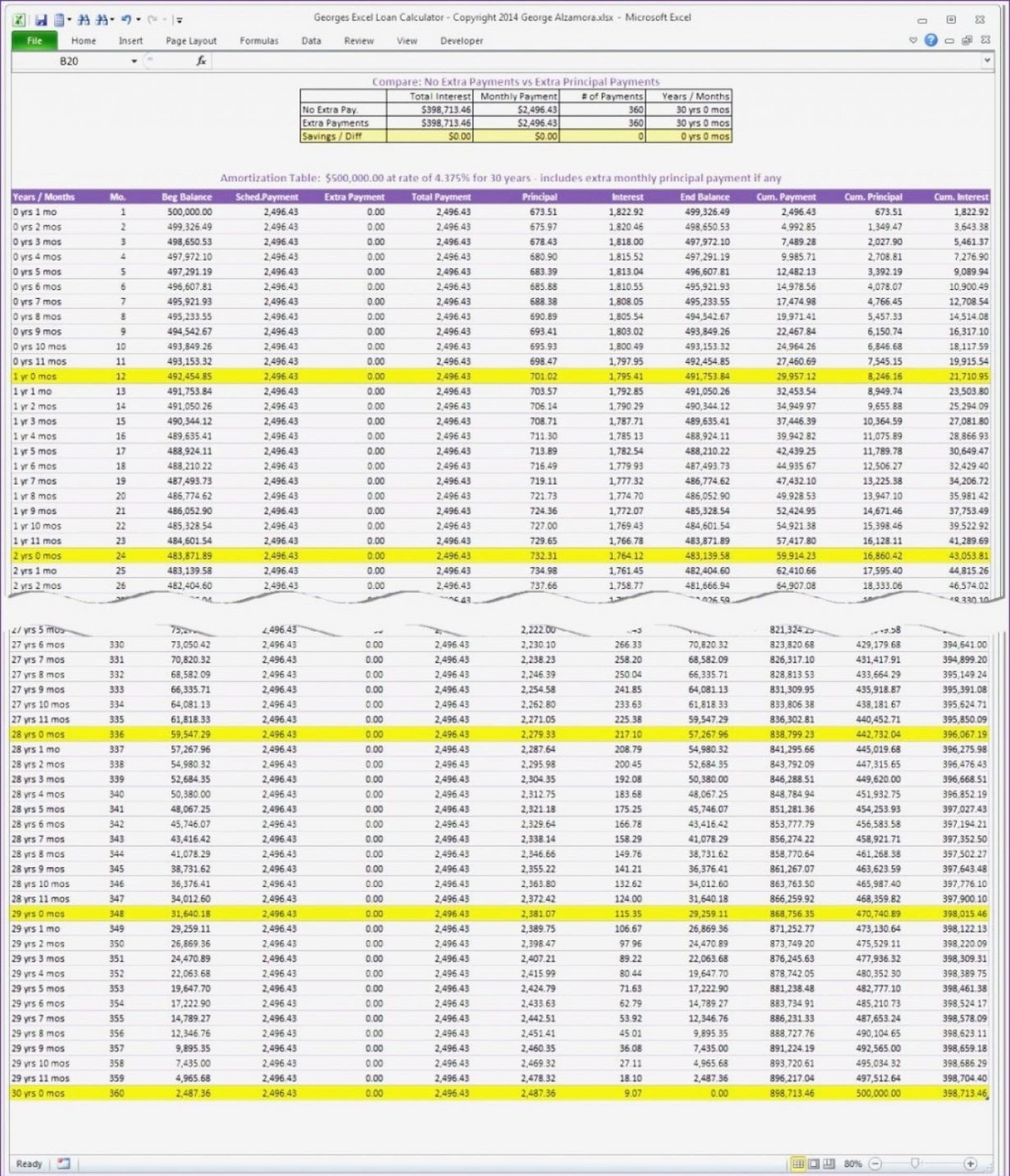Amortization Calculator Spreadsheet With Regard To 006 Excel Payment Schedule Template Amortization Calculator