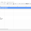 Analytics Spreadsheet Template Inside How To Create A Custom Business Analytics Dashboard With Google