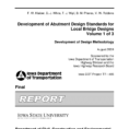 Anchor Block Design Spreadsheet Inside Pdf Development Of Abutment Design Standards For Local Bridge