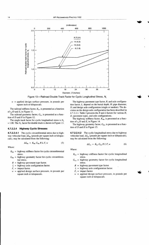 Api 1102 Calculation Spreadsheet Throughout Api 1102 Pipelines Crossing Railroad Highways.pdf