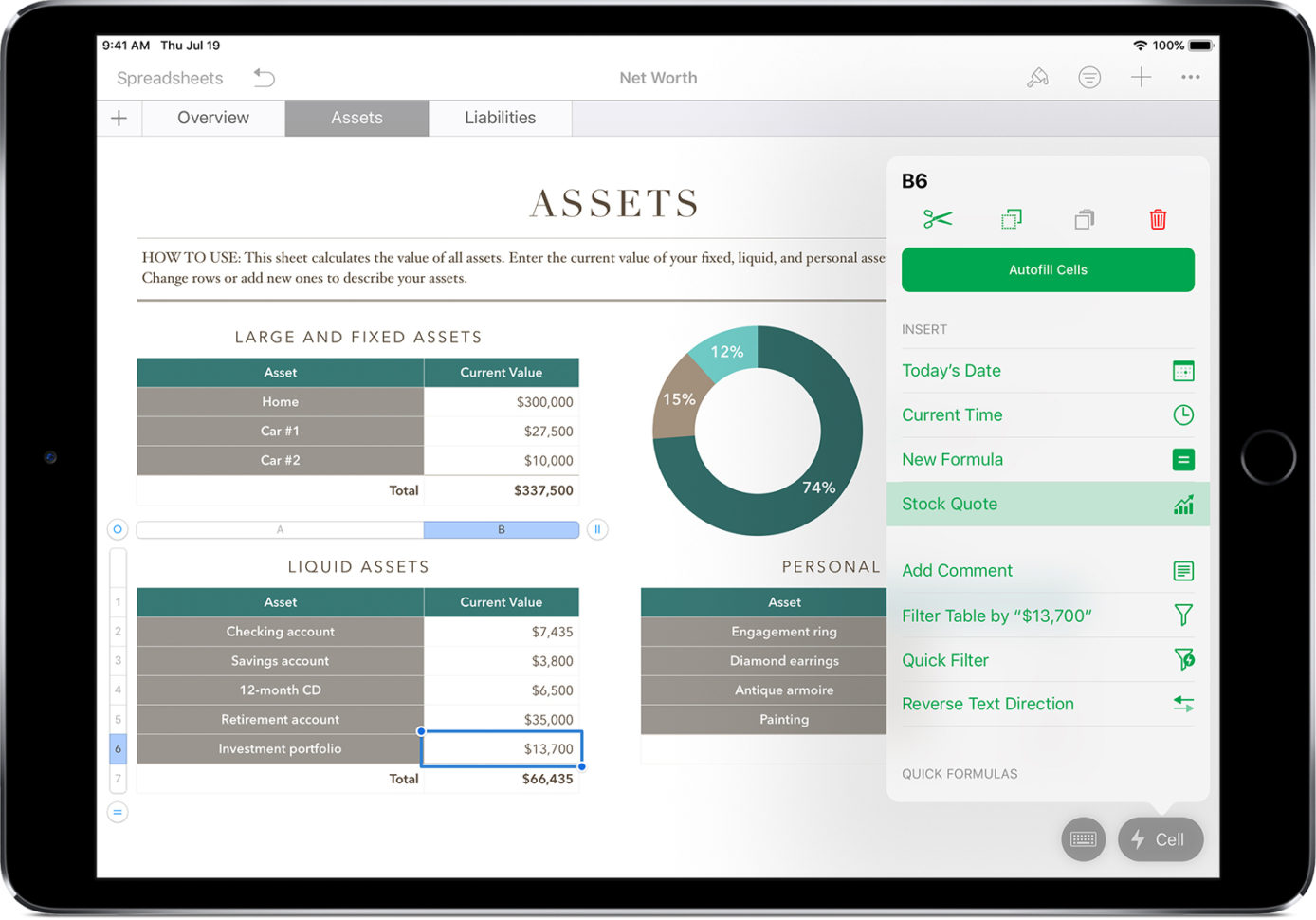 Apple Spreadsheet App For Ipad For Add Current Stock Quotes And Currency Exchange Rates Into Your Apple Spreadsheet App For Ipad For Add Current Stock Quotes And Currency Exchange Rates Into Your