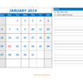 Appointment Spreadsheet Free intended for Free Download Printable Calendar 2019, Large Space For Appointment