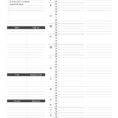 Appointment Spreadsheet Free With 40+ Printable Daily Planner Templates Free  Template Lab