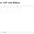 Asp Net Spreadsheet Control With Adding A Ribbon To Spreadasp