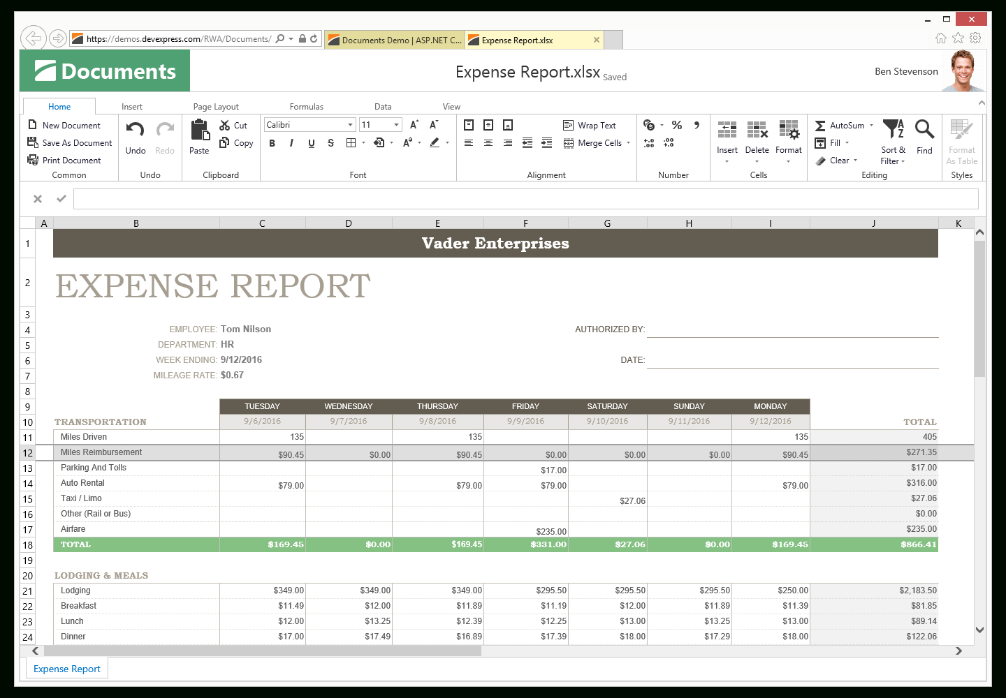 Asp Net Spreadsheet Throughout Asp Spreadsheet  Excel Inspired Spreadsheet Control  Devexpress