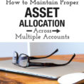 Asset Allocation Spreadsheet For How To Maintain Proper Asset Allocation With Multiple Investing Accounts