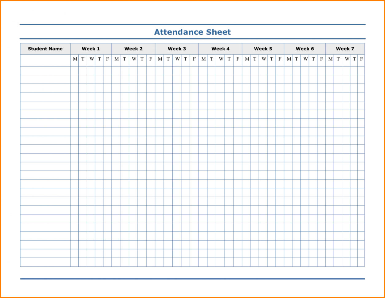 Attendance Spreadsheet with Employee Attendance Sheets Charlotte Clergy ...