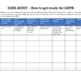 Audit Spreadsheet Templates Throughout Gdpr Data Audit Template  Templates At Allbusinesstemplates