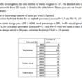 Axle Load Calculation Spreadsheet For Solved: 5. In A Traffic Investigation, The Total Number Of