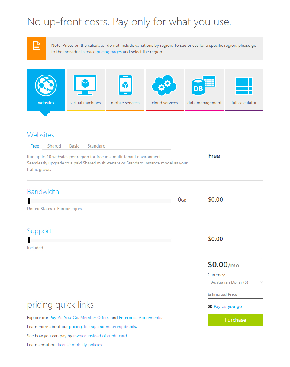 Azure Vm Pricing Spreadsheet Inside Spreadsheet Example Of Aws Calculator Apc Microsoft Azure Pricing