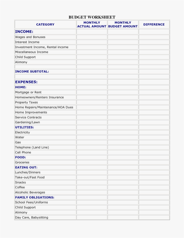 Baby Budget Spreadsheet With Spreadsheet Example Of Baby Budget Family ...