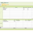 Baby Excel Spreadsheet Throughout Photo : Baby Shower Registry Checklist Image