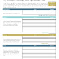 Bank Of America Budget Spreadsheet Throughout Free Holiday Budget Printable  America Saves