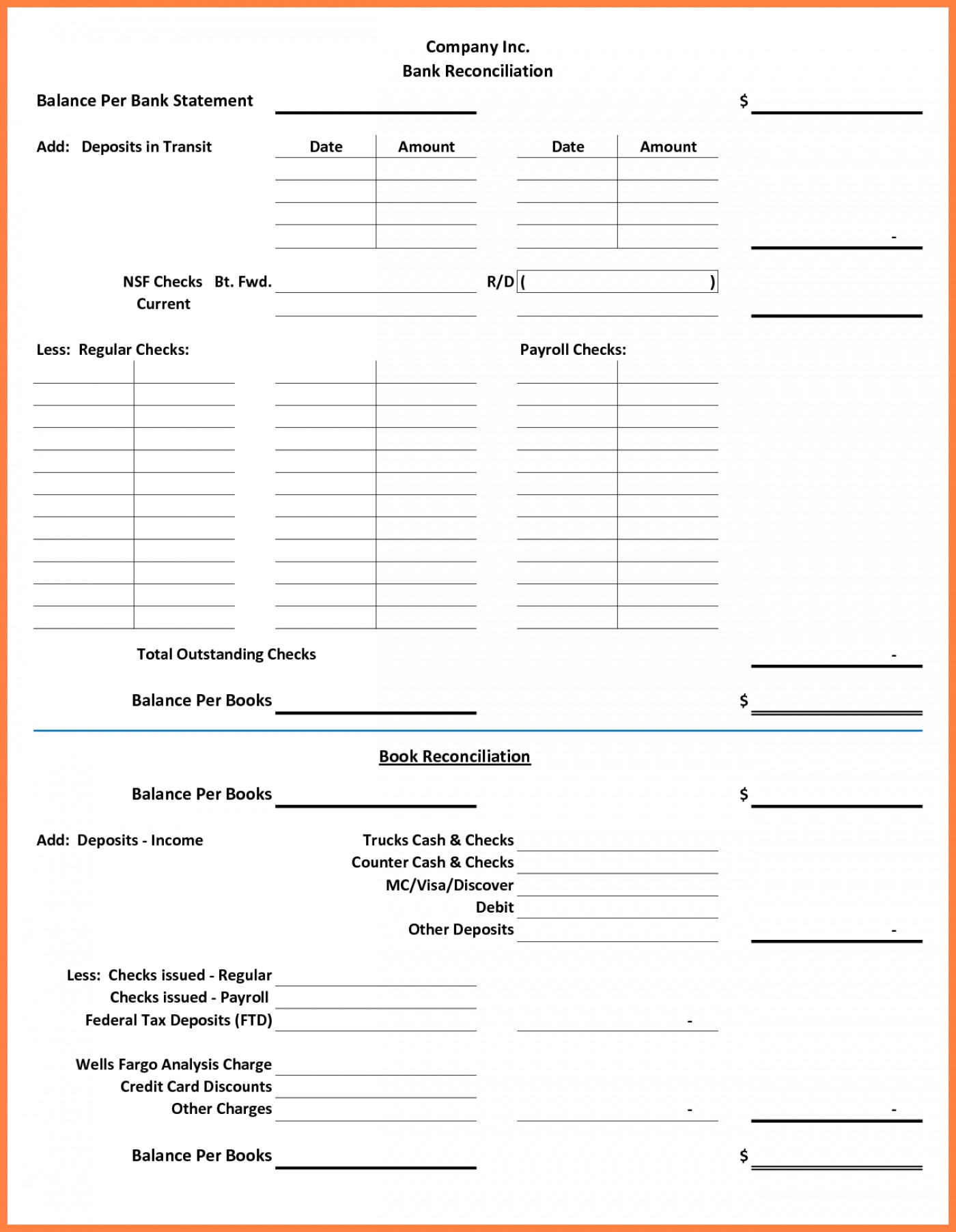 Bank Reconciliation Excel Spreadsheet Google Spreadshee ...