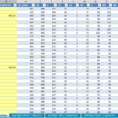 Baseball Team Statistics Spreadsheet With Projection Aggregator